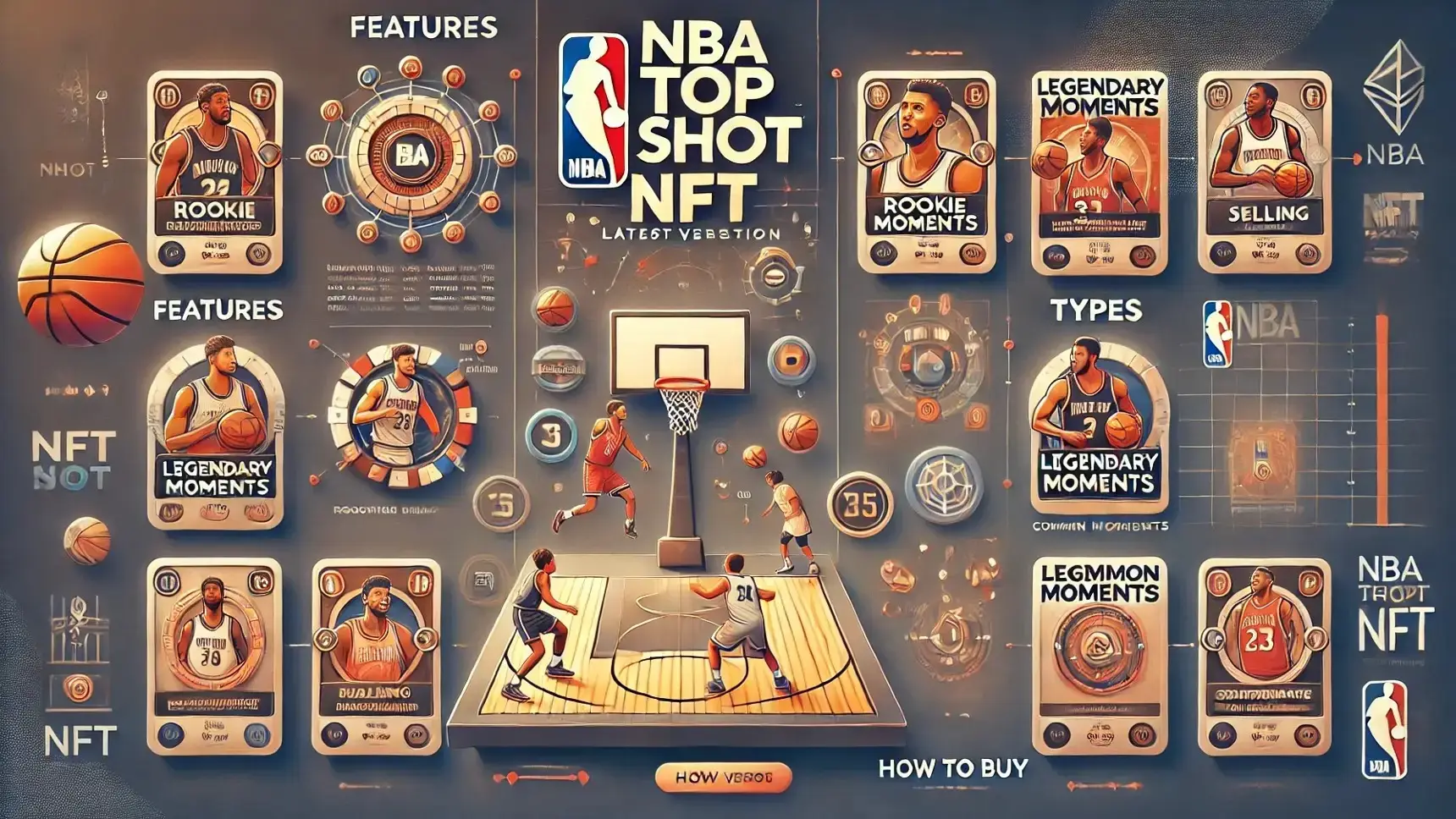 NBA TOP SHOT NFTとは？特徴、種類、買い方など徹底紹介【最新版】